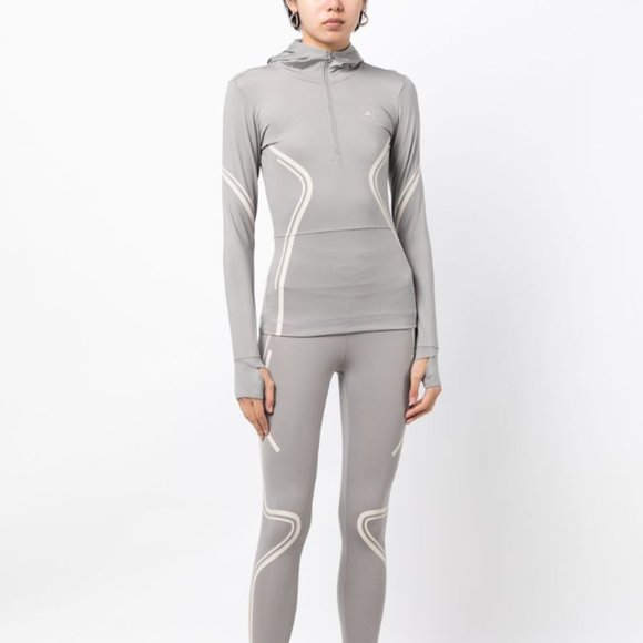 adidas by Stella McCartney Truepace hooded performance top - sz S - Picture 1 of 12